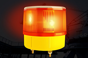 警示灯是一种能够在各种环境场合下以一种或者数种颜色发光报警的灯具，有些警示灯还安装有声组件，能够发出